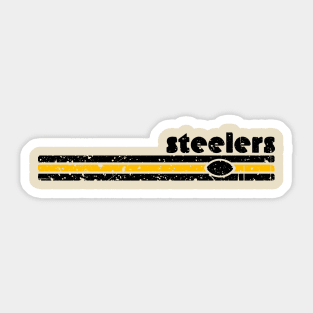 Steelers 70s Stripe Sticker